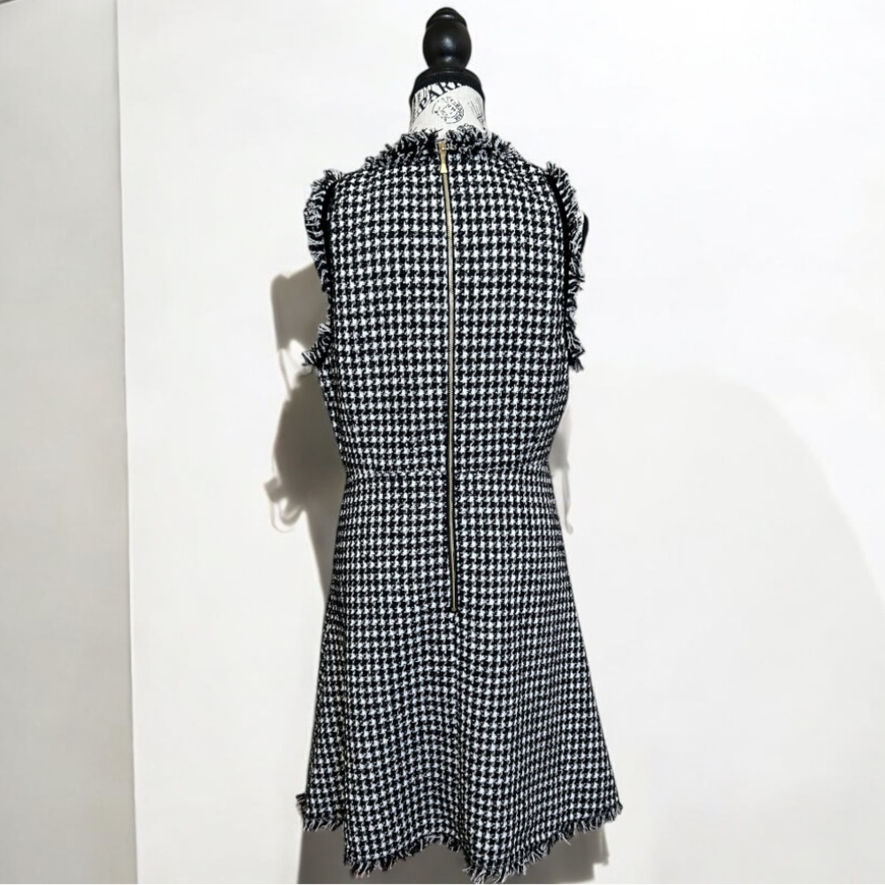 NWT ♠️ Kate Spade New York Tweed Houndstooth Dress size 10 - Picture 6 of 11